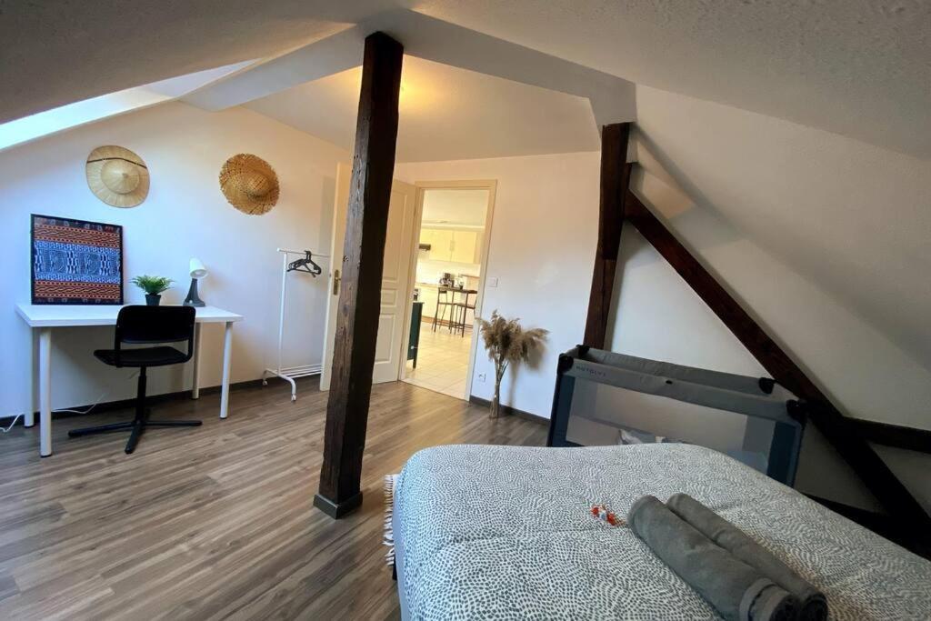 Апартаменты 10Min Bus Strasbourg Centre-Parking Prive-Wifi-Tv Bischheim Экстерьер фото